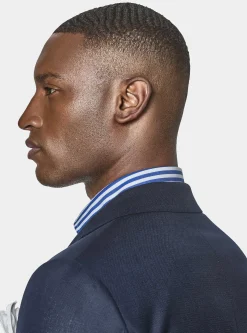 Giacca hopsack in lana Vitale Barberis Canonico