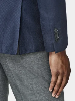 Giacca hopsack in lana Vitale Barberis Canonico