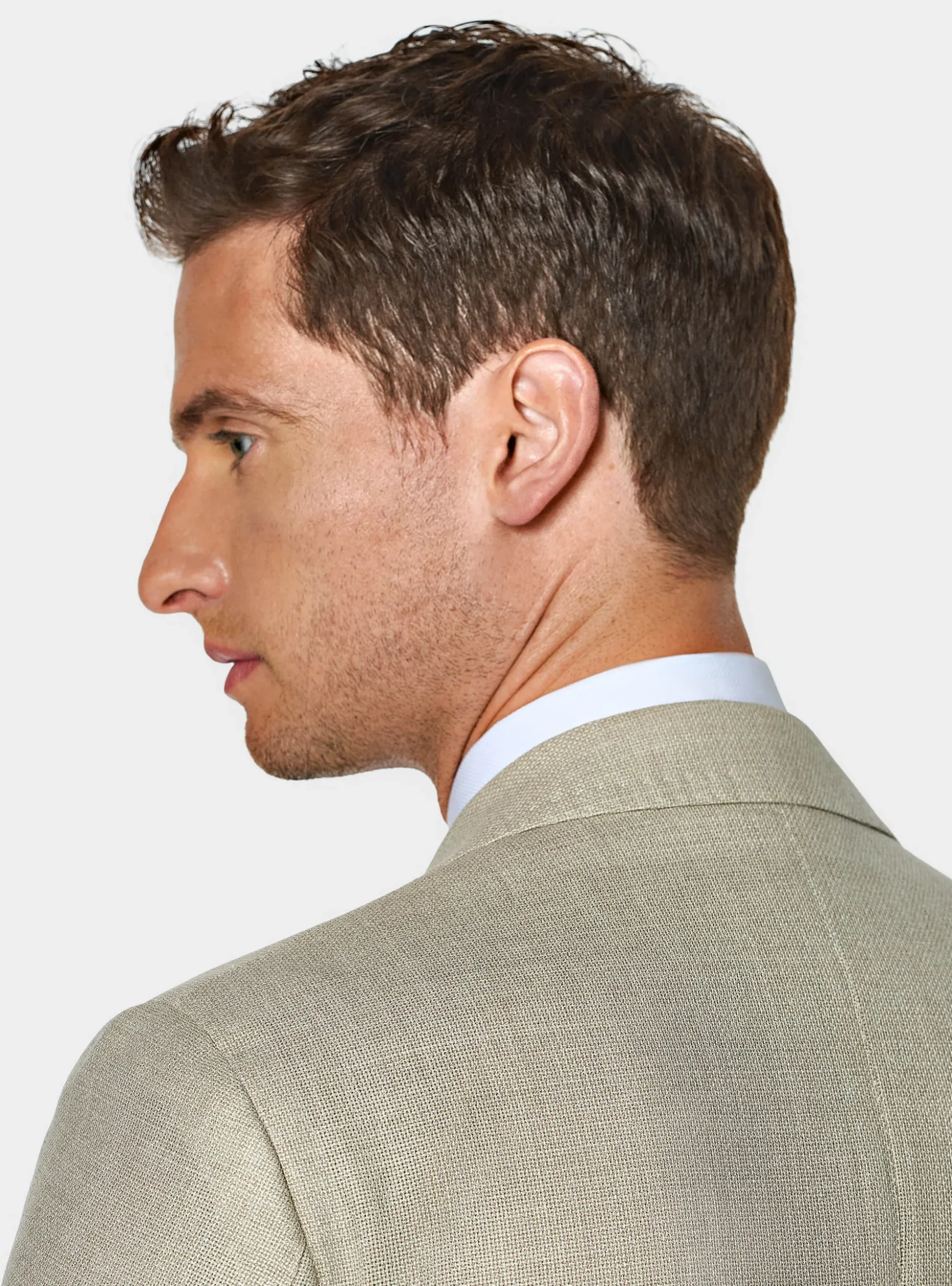 Giacca hopsack in lana Vitale Barberis Canonico