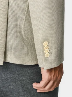 Giacca hopsack in lana Vitale Barberis Canonico