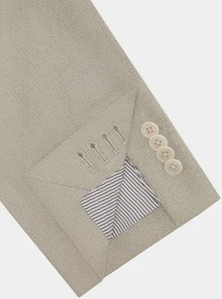 Giacca hopsack in lana Vitale Barberis Canonico