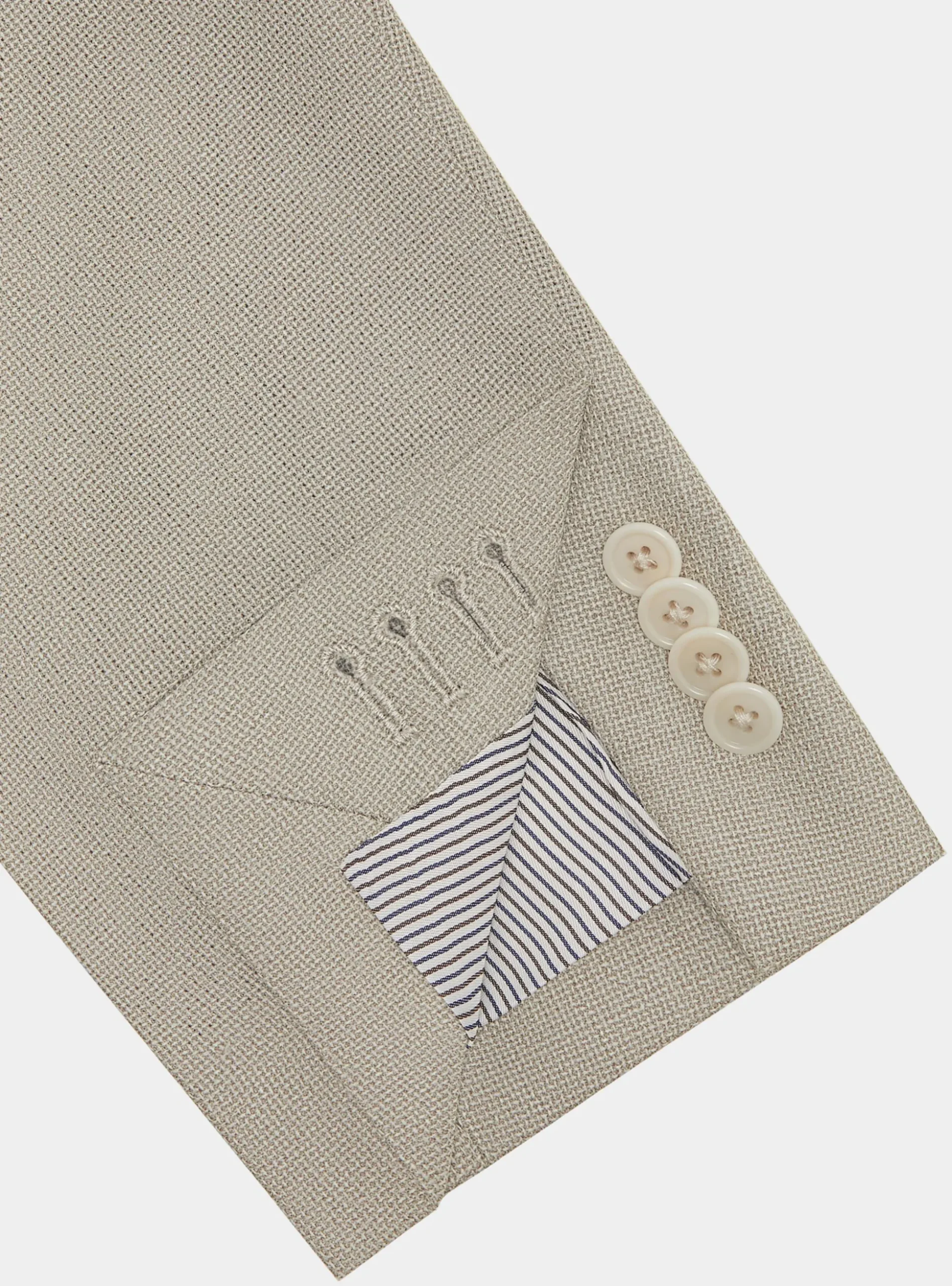 Giacca hopsack in lana Vitale Barberis Canonico