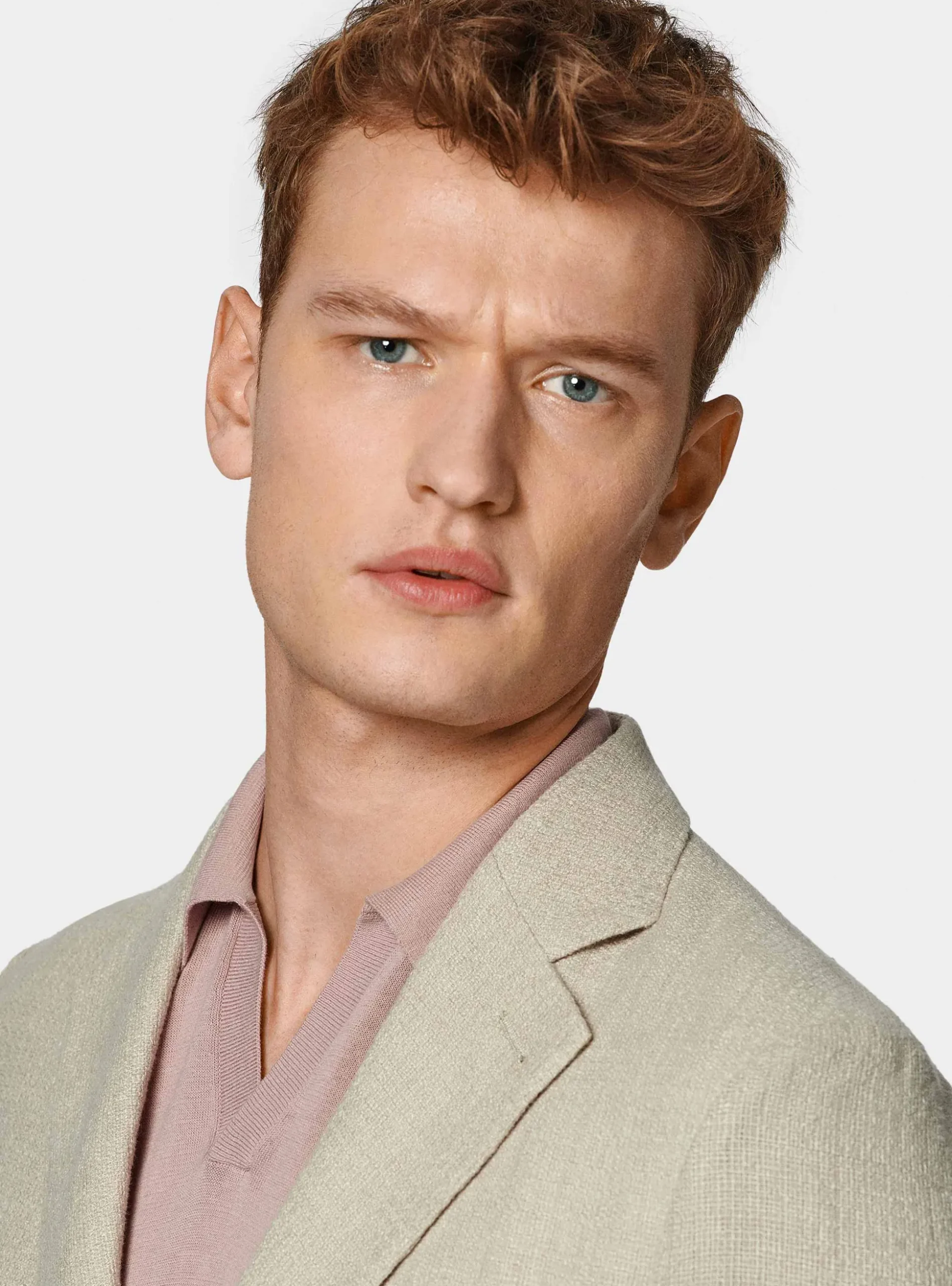 Giacca in lino crepe