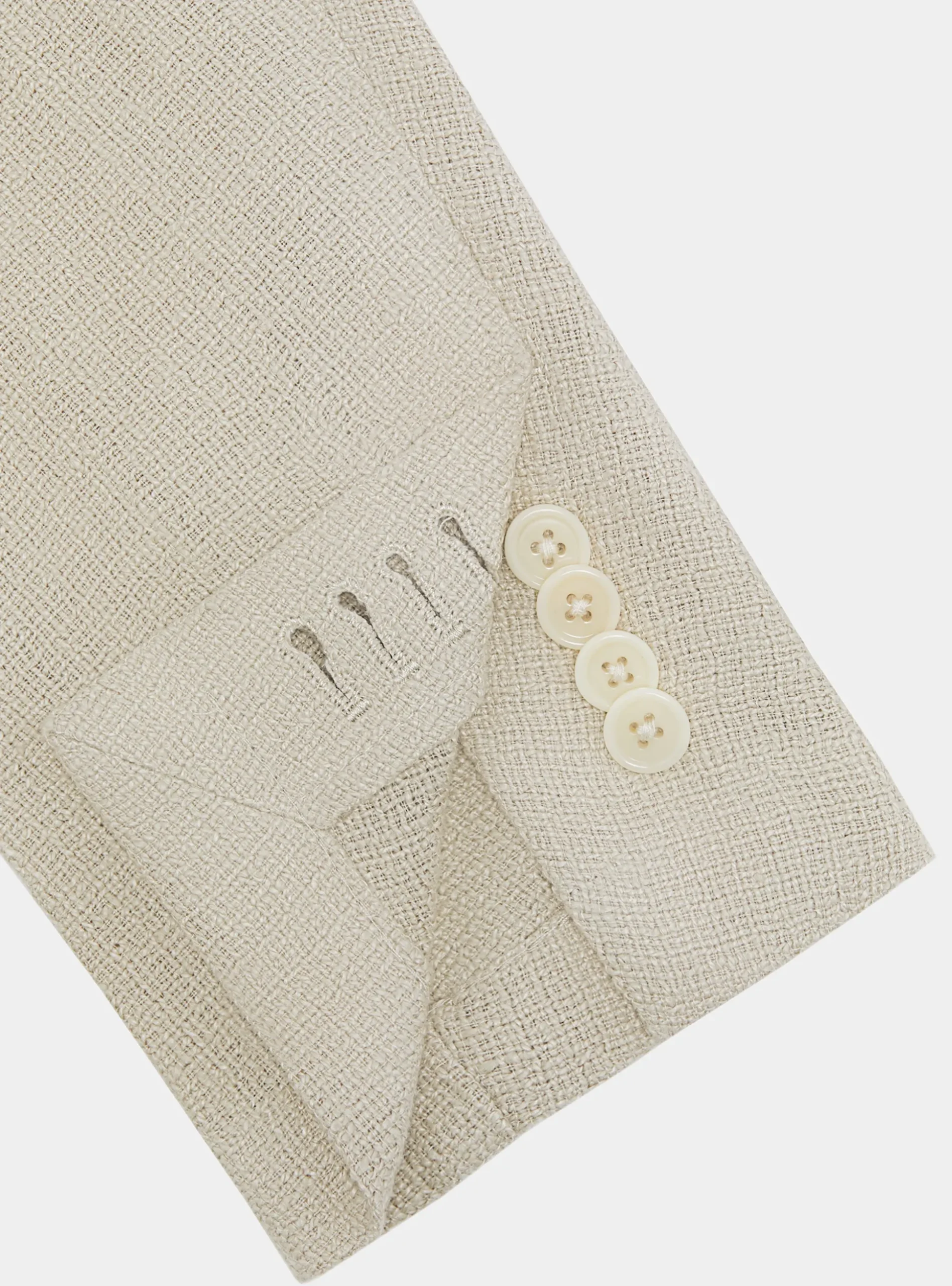 Giacca in lino crepe