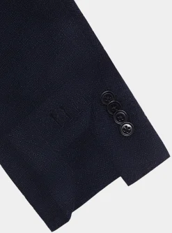 Giacca in lino crepe