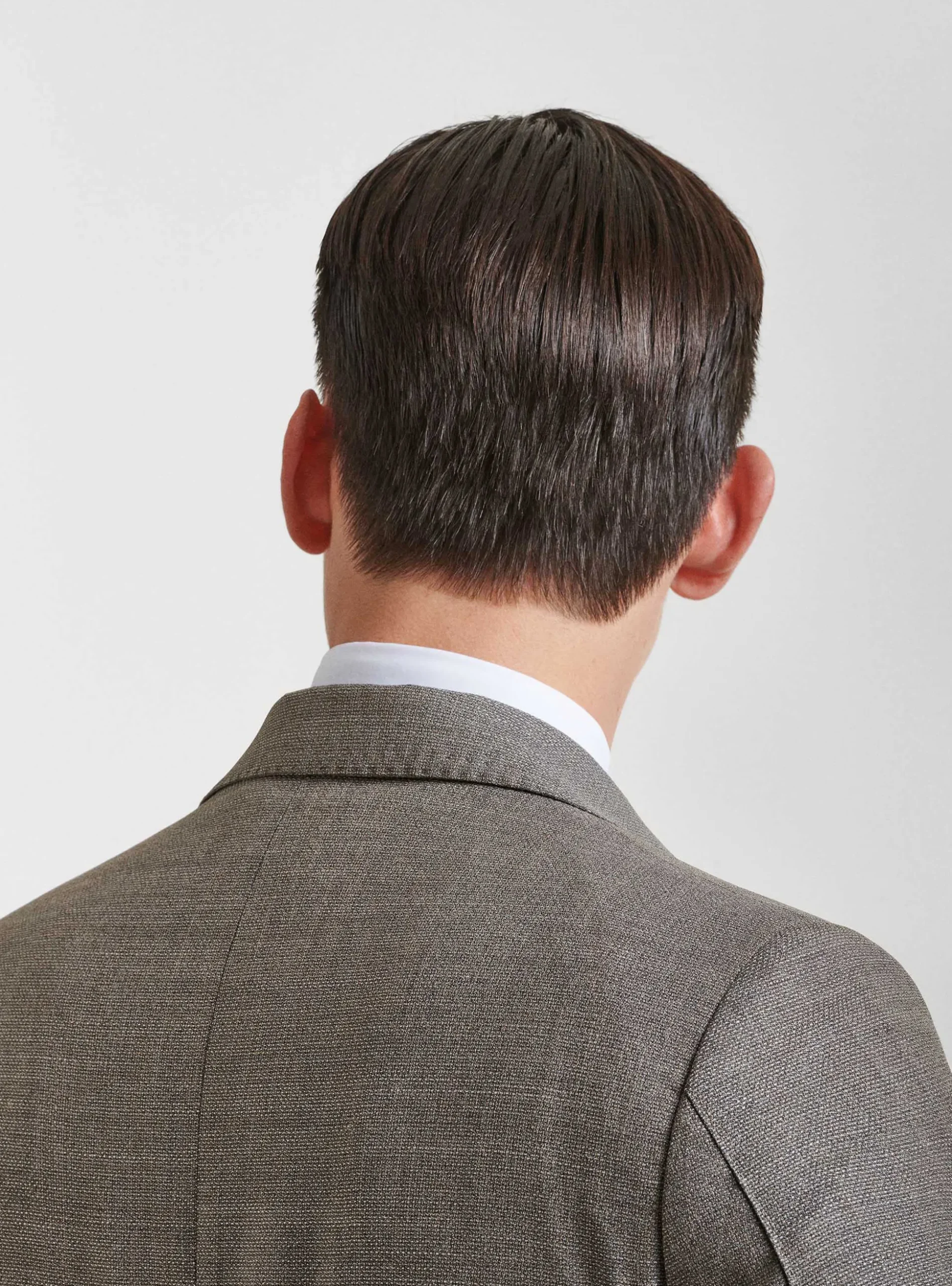Giacca in pura lana hopsack Vitale Barberis Canonico