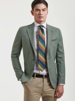 Giacca in pura lana hopsack Vitale Barberis Canonico
