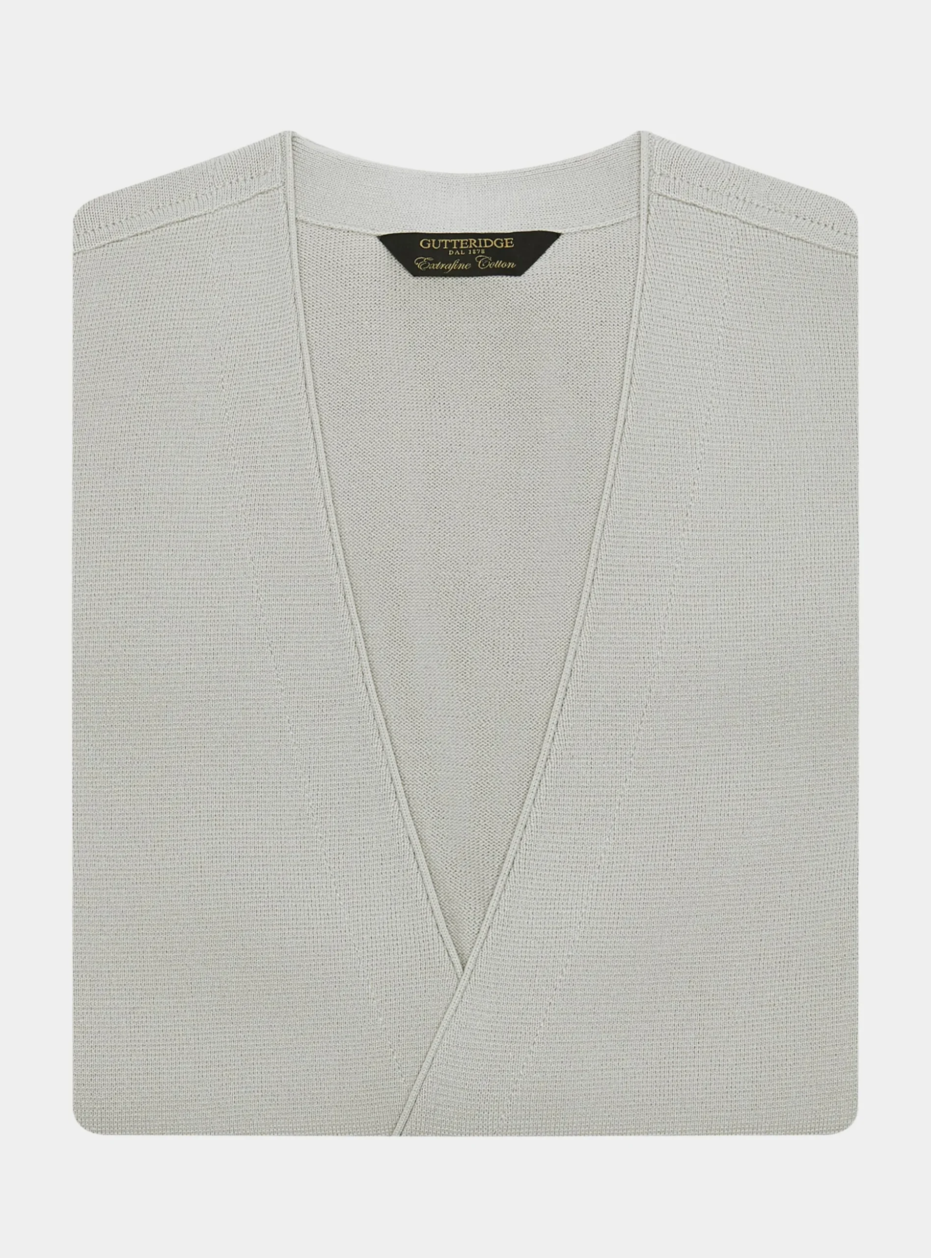 Gilet doppiopetto in maglia di cotone