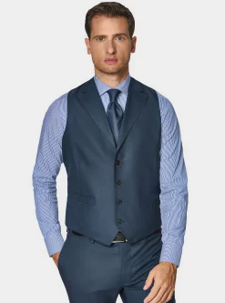 Gilet monopetto in pura lana Vitale barberis Canonico