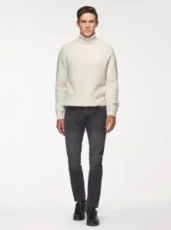 Jeans regular fit grigio scuro