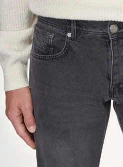 Jeans regular fit grigio scuro