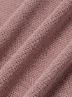 Maglia girocollo in cotone e seta