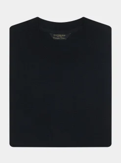 Maglia in puro cotone costa piatta