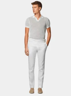 Maglia polo in crochet