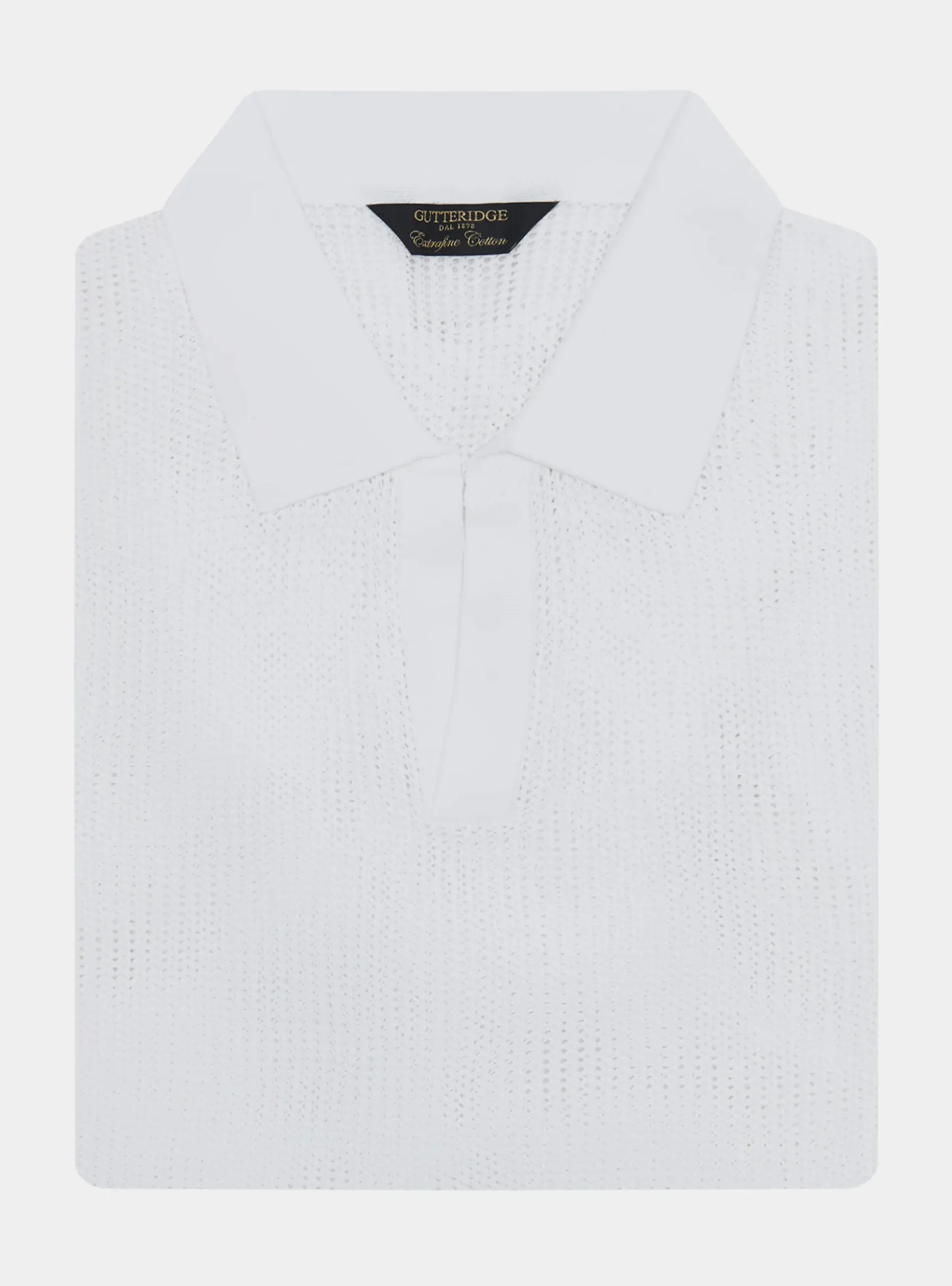 Maglia polo in crochet
