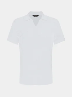 Maglia polo in crochet