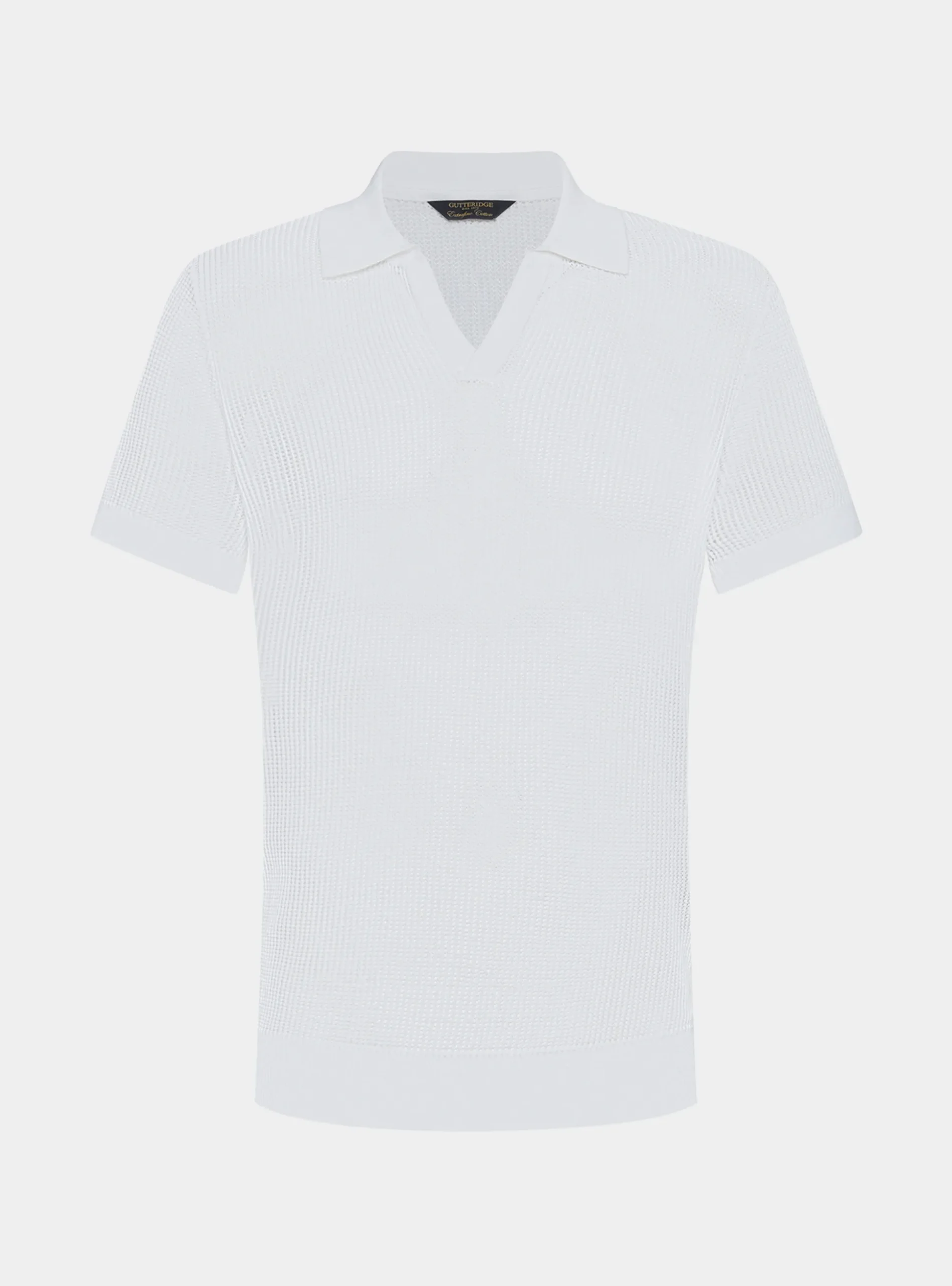 Maglia polo in crochet