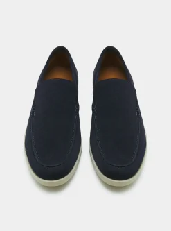 Mocassini in suede