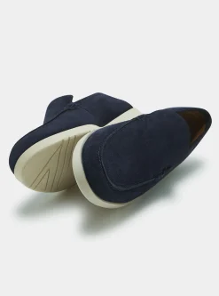 Mocassini in suede