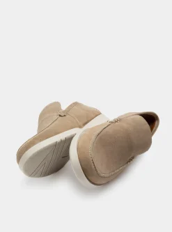 Mocassini in suede
