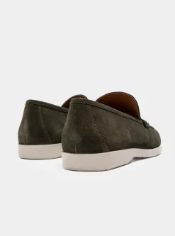 Mocassini in suede