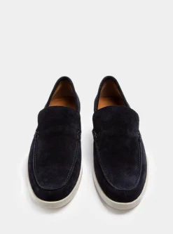 Mocassini in suede