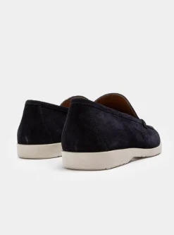 Mocassini in suede