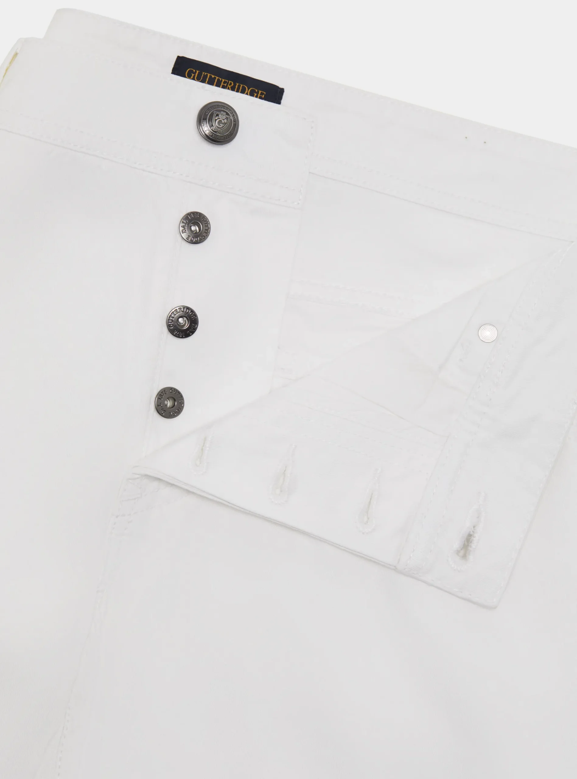 Pantaloni 5 tasche in twill di cotone