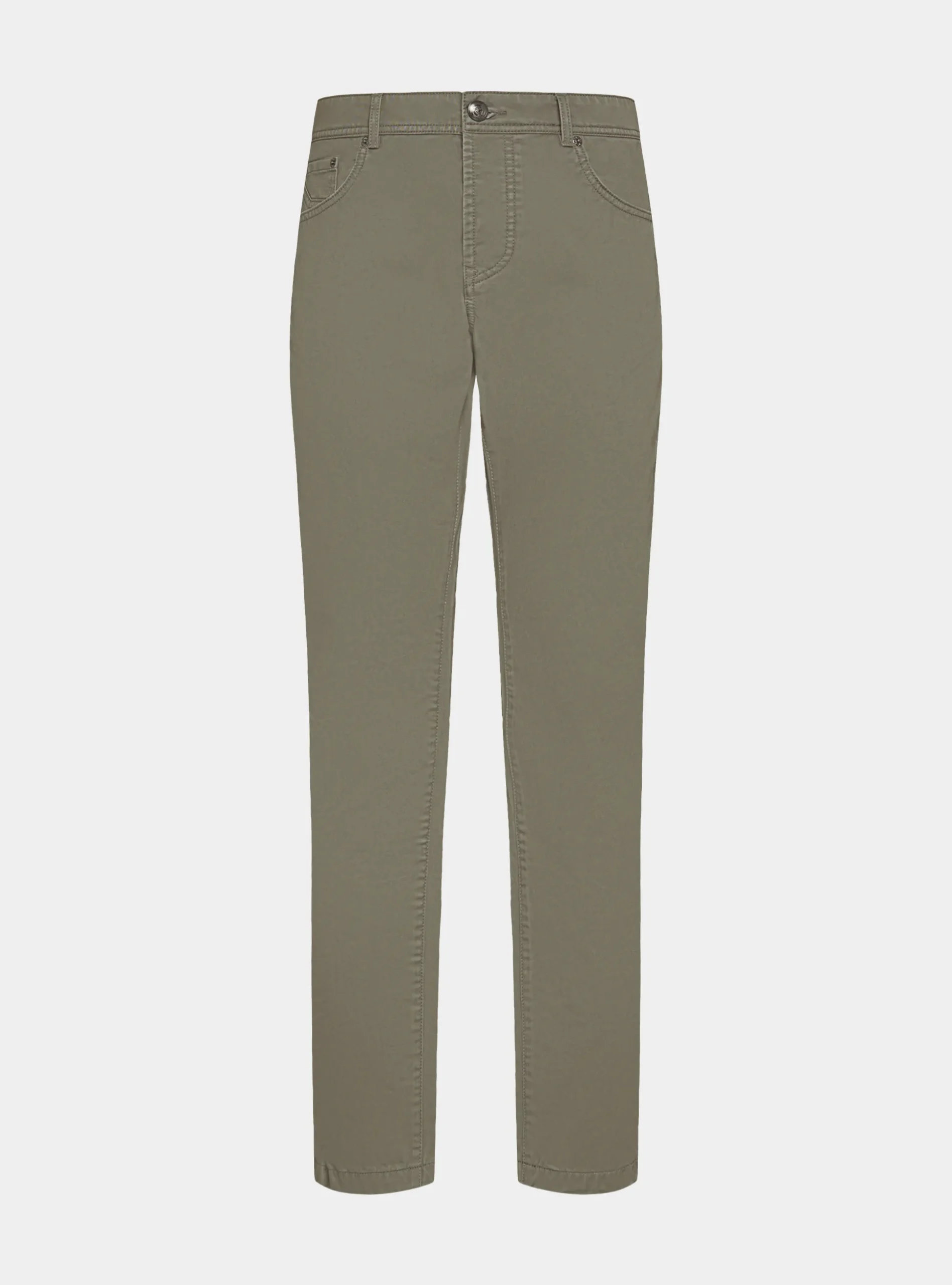 Pantaloni 5 tasche in twill di cotone