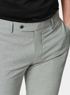 Pantaloni abito grigio in cotone stretch
