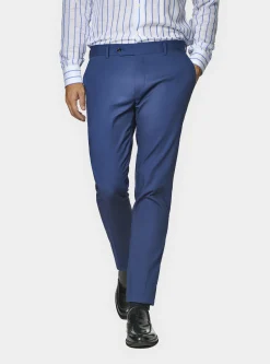 Pantaloni abito in cotone armaturato