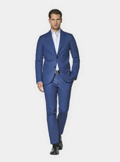Pantaloni abito in cotone armaturato