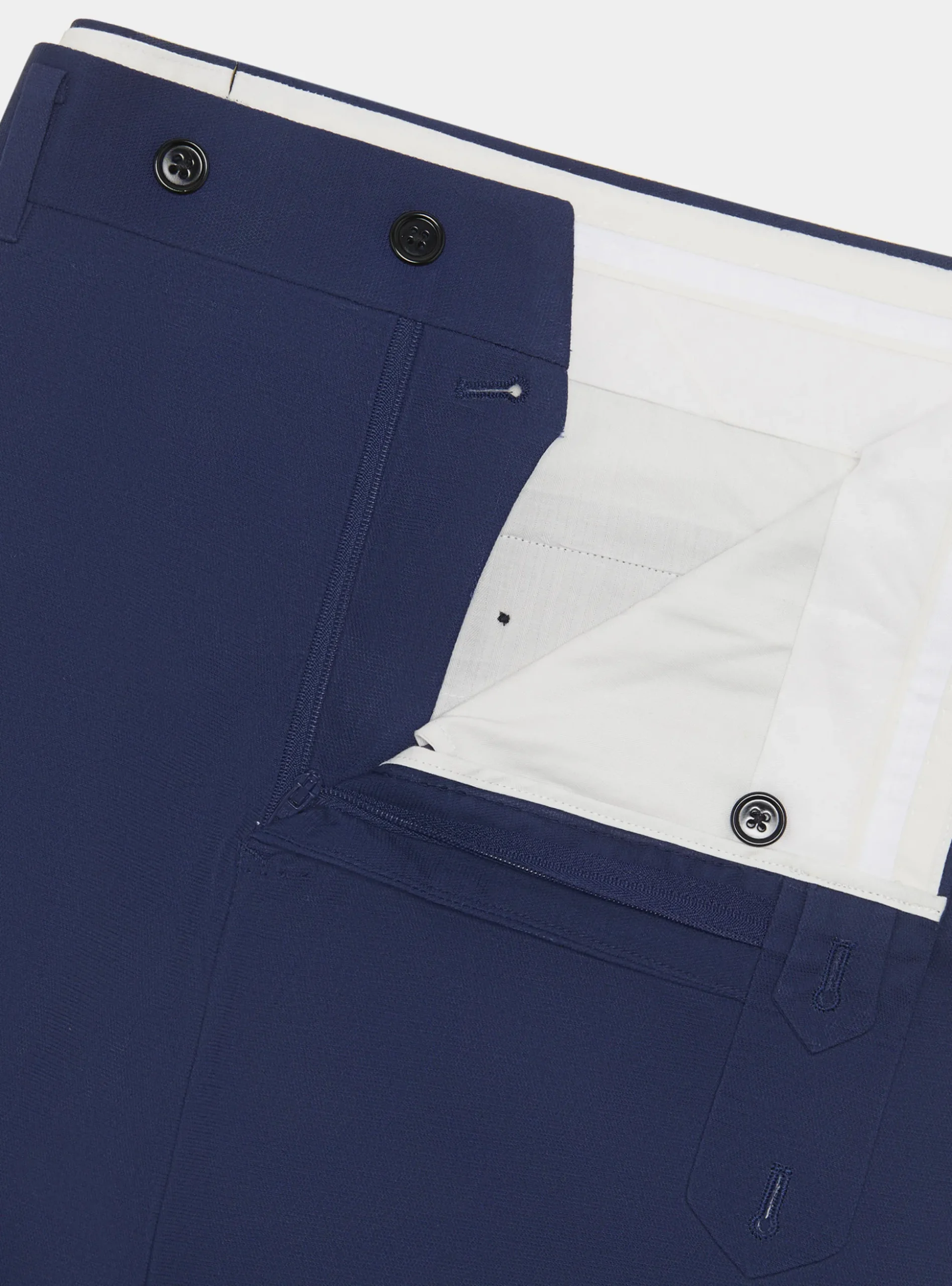 Pantaloni abito in cotone armaturato
