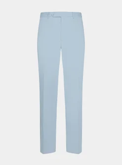Pantaloni abito in cotone armaturato