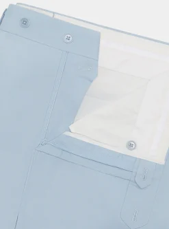Pantaloni abito in cotone armaturato