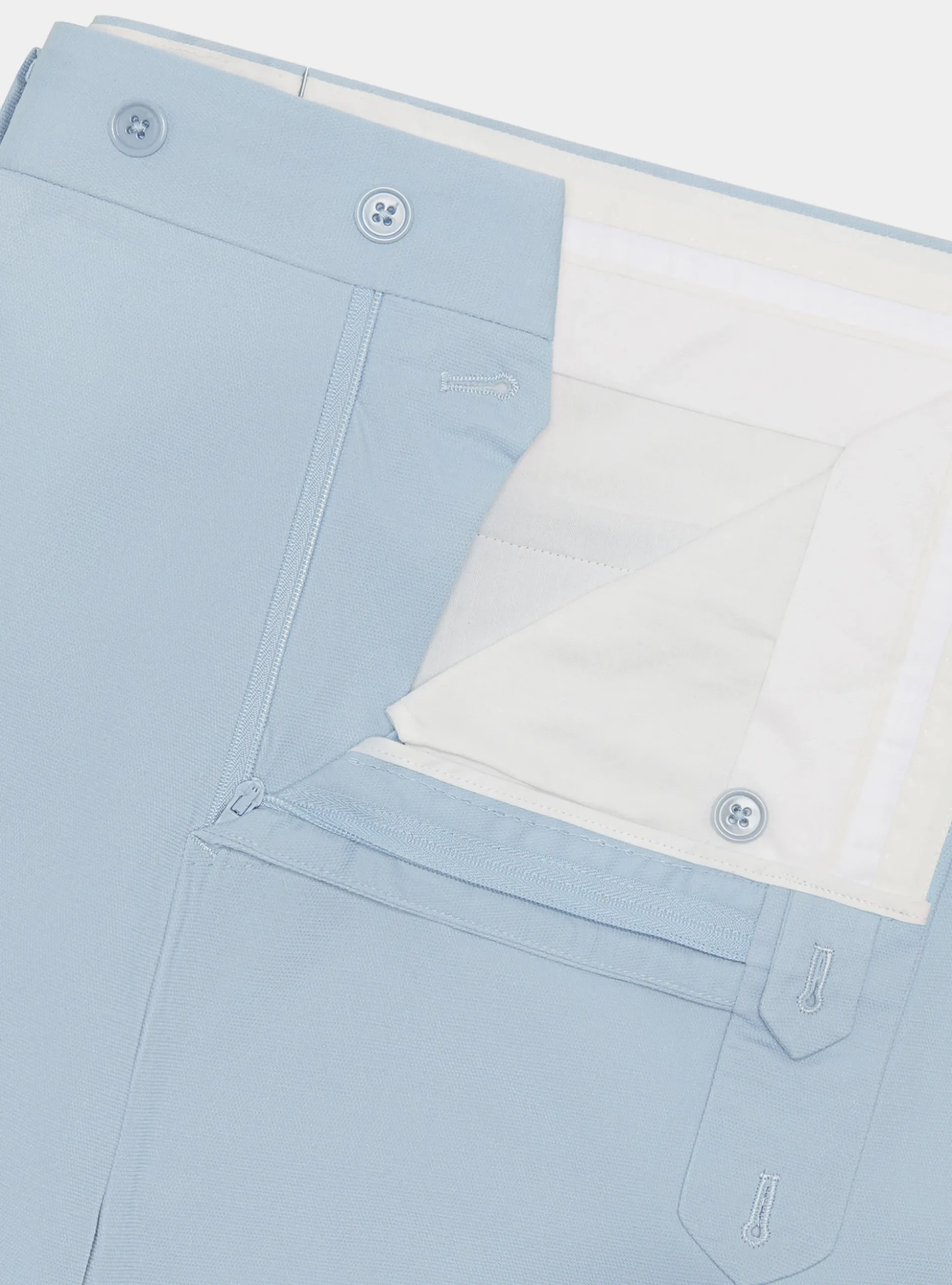 Pantaloni abito in cotone armaturato