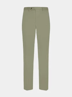 Pantaloni abito in cotone armaturato