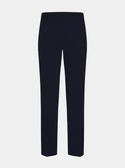Pantaloni abito in cotone armaturato