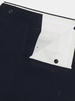 Pantaloni abito in cotone armaturato