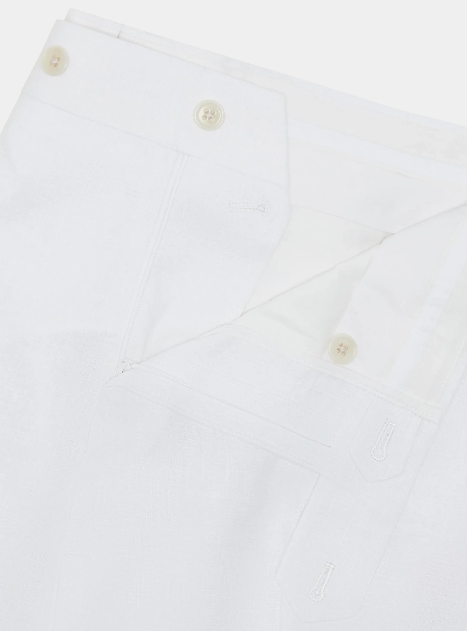 Pantaloni abito in puro lino