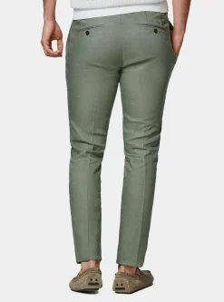 Pantaloni abito in puro lino