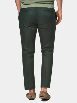 Pantaloni abito in puro lino