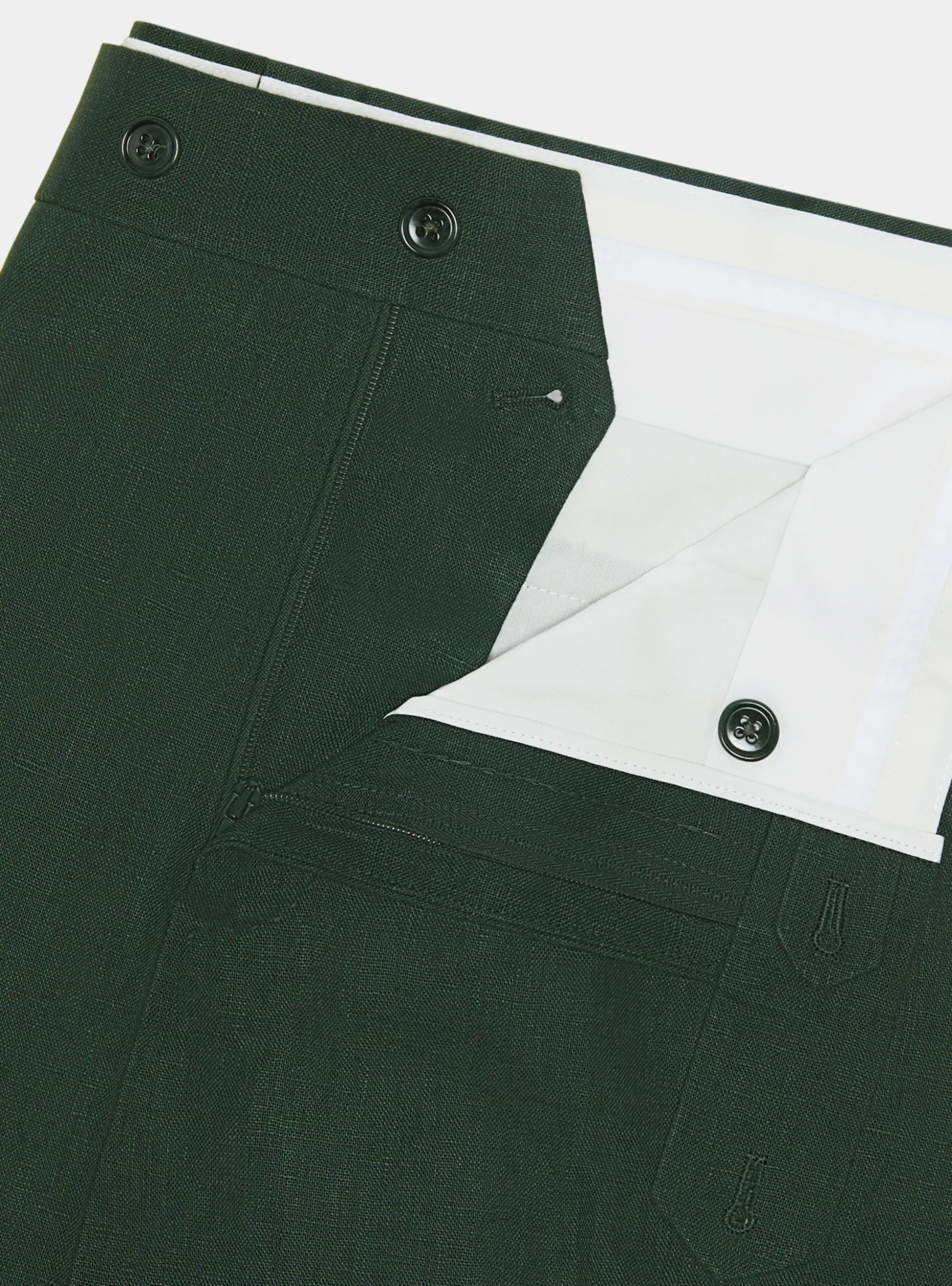 Pantaloni abito in puro lino