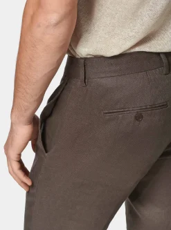 Pantaloni abito in puro lino