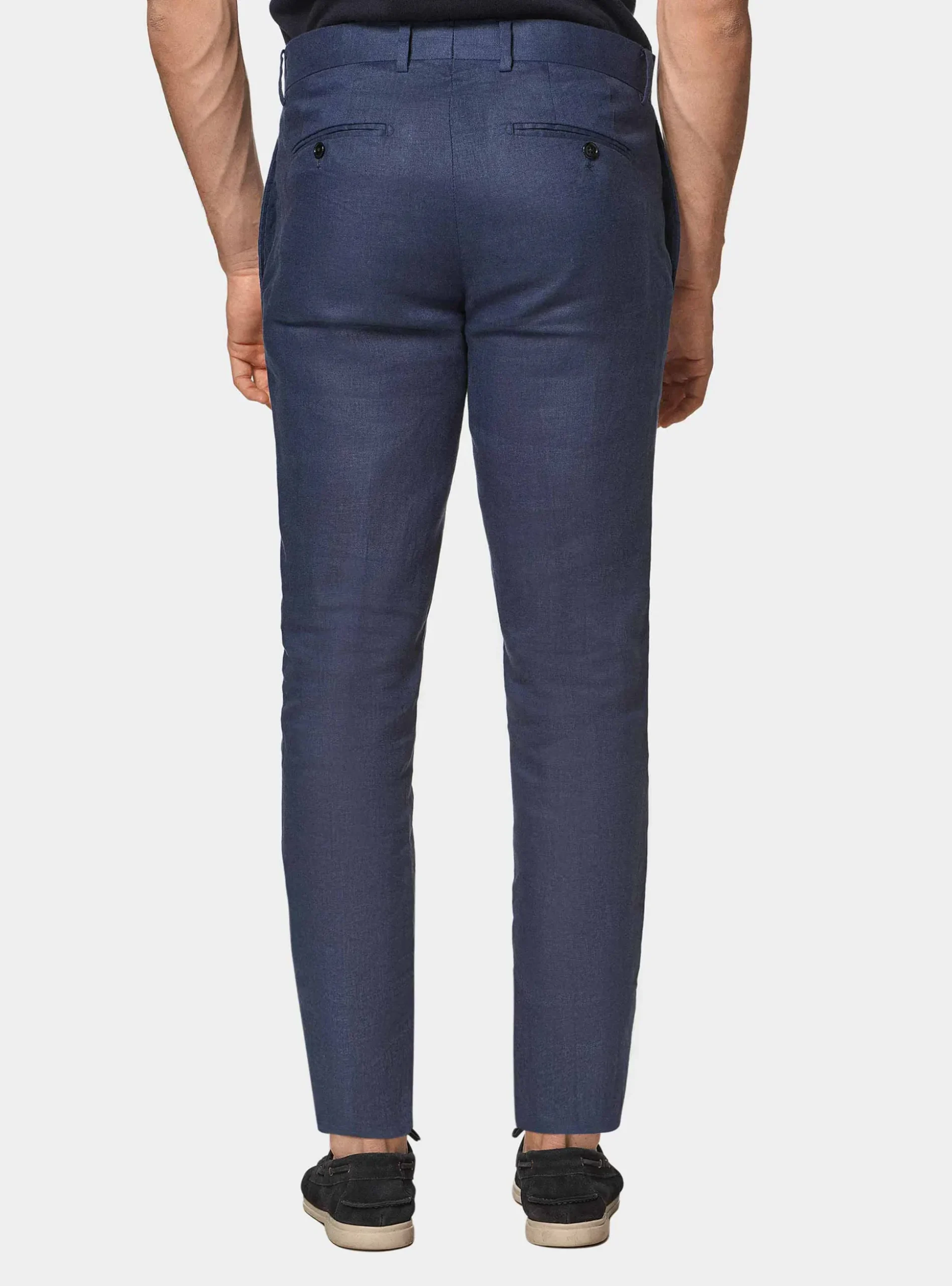 Pantaloni abito in puro lino