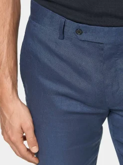 Pantaloni abito in puro lino