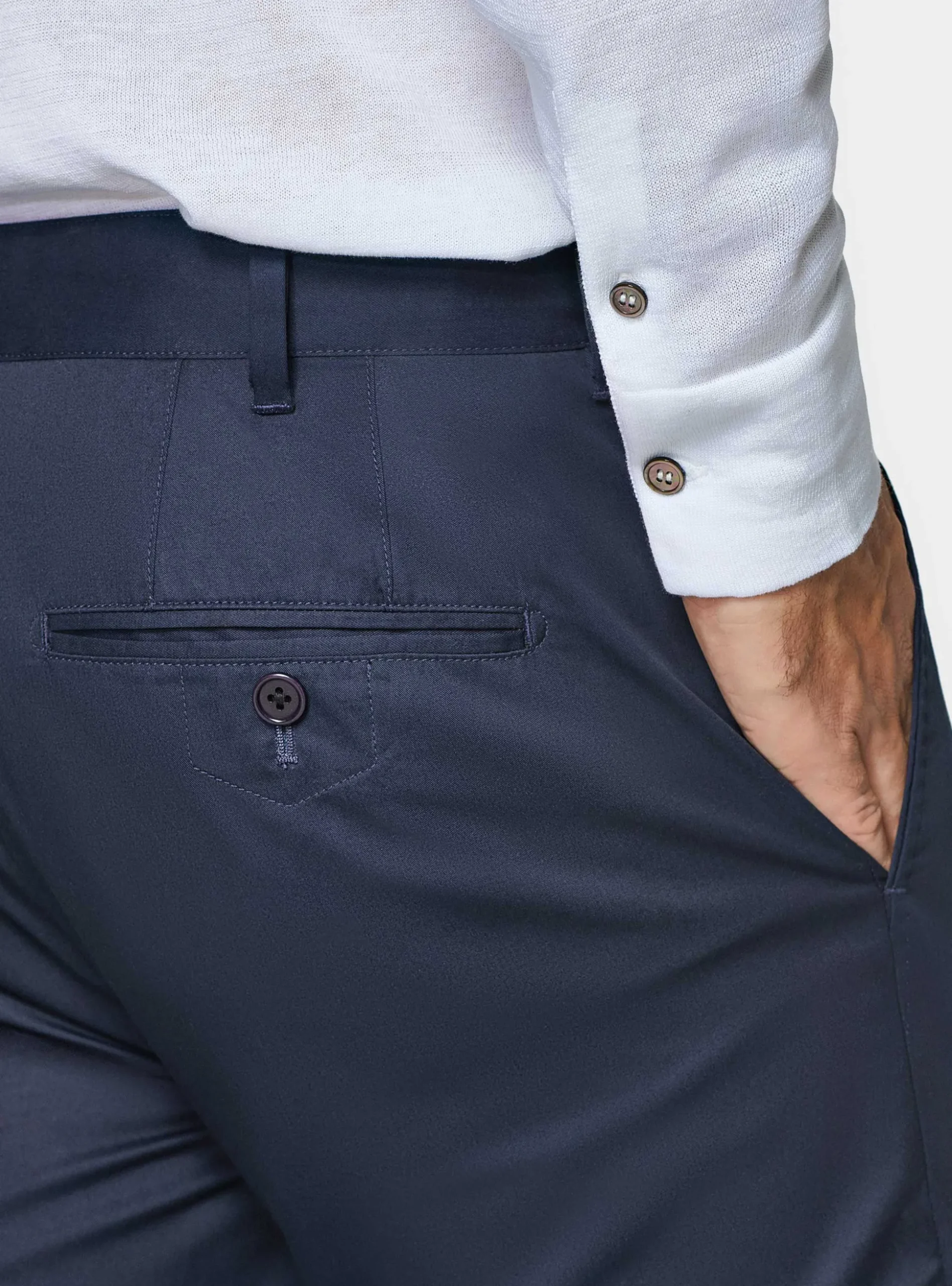 Pantaloni chino in twill leggero