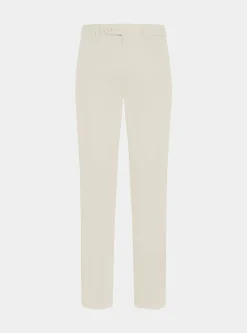 Pantaloni chino slim fit in cotone twill