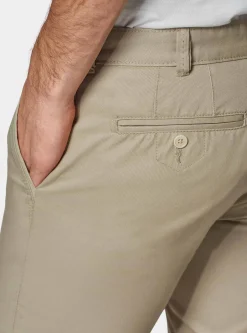 Pantaloni chino slim fit in cotone twill