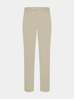 Pantaloni chino slim fit in cotone twill